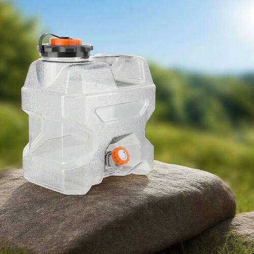 12L Emergency Water Storage Clear Gray Water Carrier with