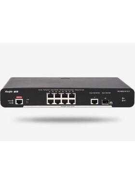 锐捷RG-NBS210F-E-P 8口千兆POE1电口1光中小企业smartPOE交换机