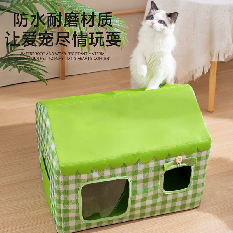 流浪猫窝猫咪空调房室外防雨户外防水封闭式猫房子宠物窝四季通用
