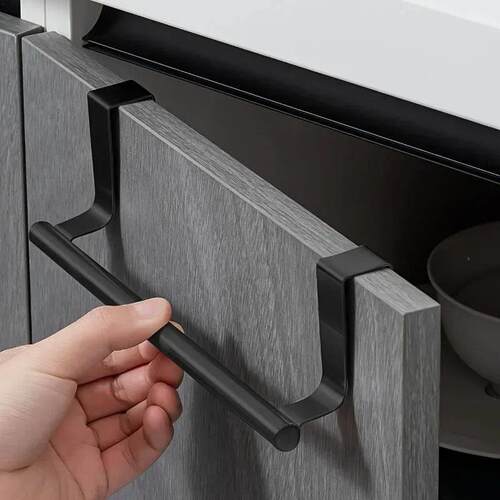 Towel Rod Over Cabinet Towel Rack Storage Organizer Bathroom