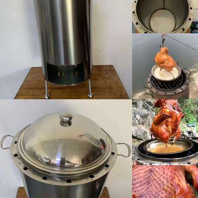 炉具桶烤鸡炉炉窑鸡家用桶商用炉仔鸡子鸡小型烧鸡烧鸡全自动湛江