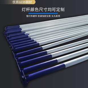 厂家批发led市政路灯7米91012常规投光灯双头高杆双臂超亮