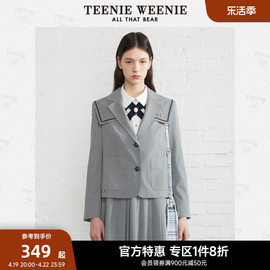 TeenieWeenie小熊奥莱学院风西装女外套海军风时尚小个子女装