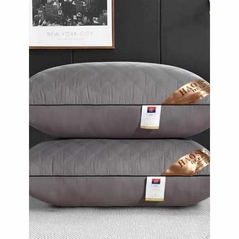 忱心忱套枕芯内胆不塌陷不变形帎头芯五枕头加枕套一对结婚心