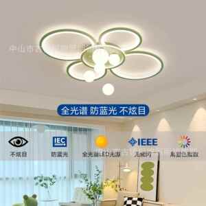 环形星球主卧室灯简约现代吸顶灯轻奢创意时尚北欧新款客厅灯具