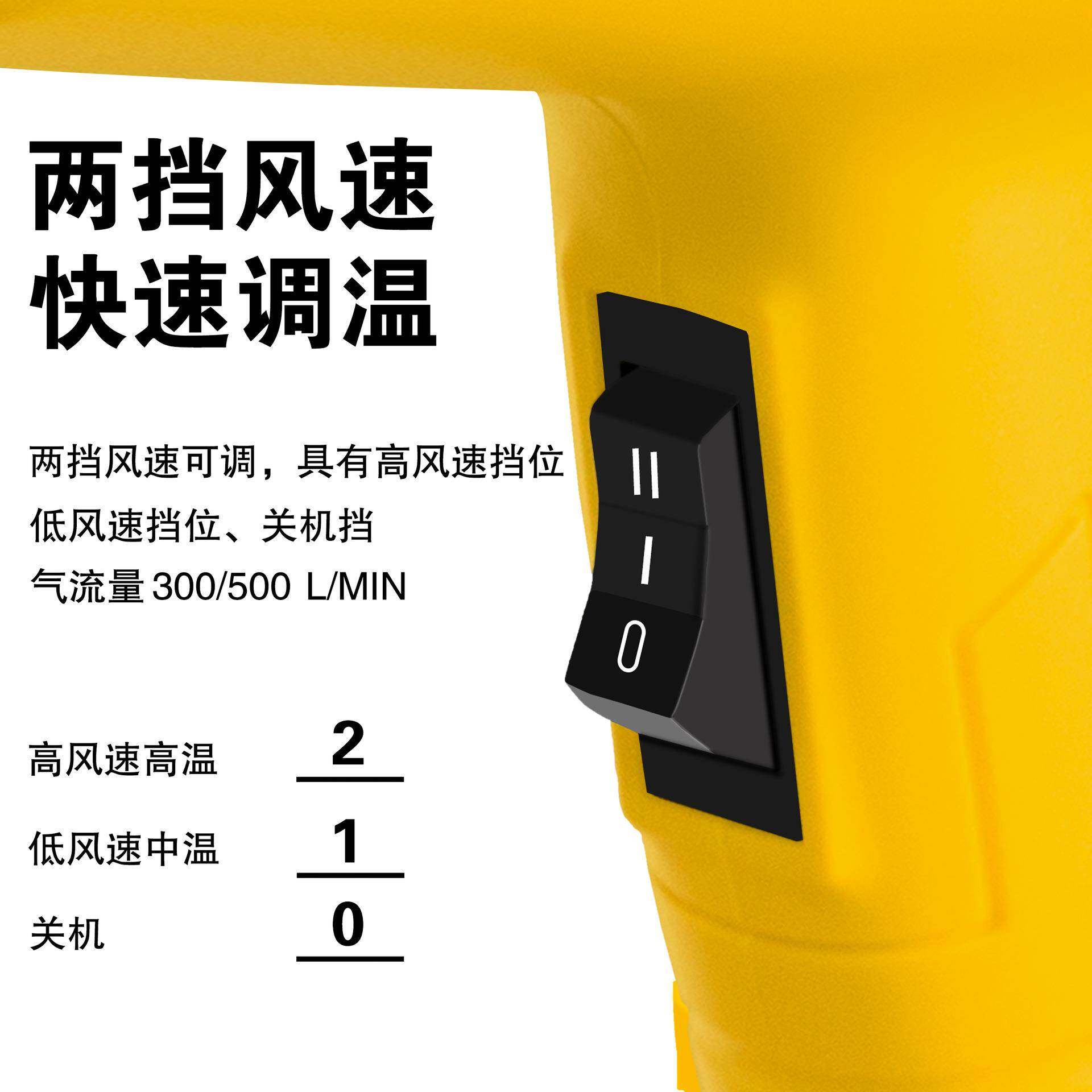 新款便携式手持热风枪小型diy电热暖风枪汽车贴膜烤枪工业热风筒