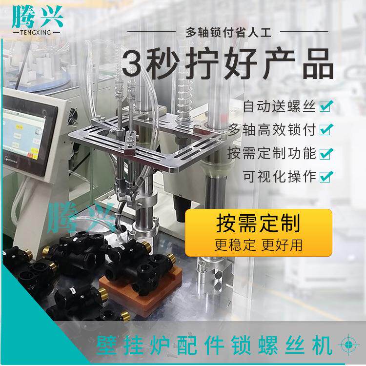 壁挂炉配件锁自动锁螺丝机产品全自动打厂家吹气高效螺栓