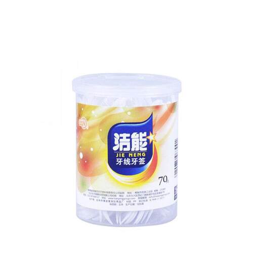 洁能牙线牙签 牙线棒 超细牙签牙线 细扁线牙线签