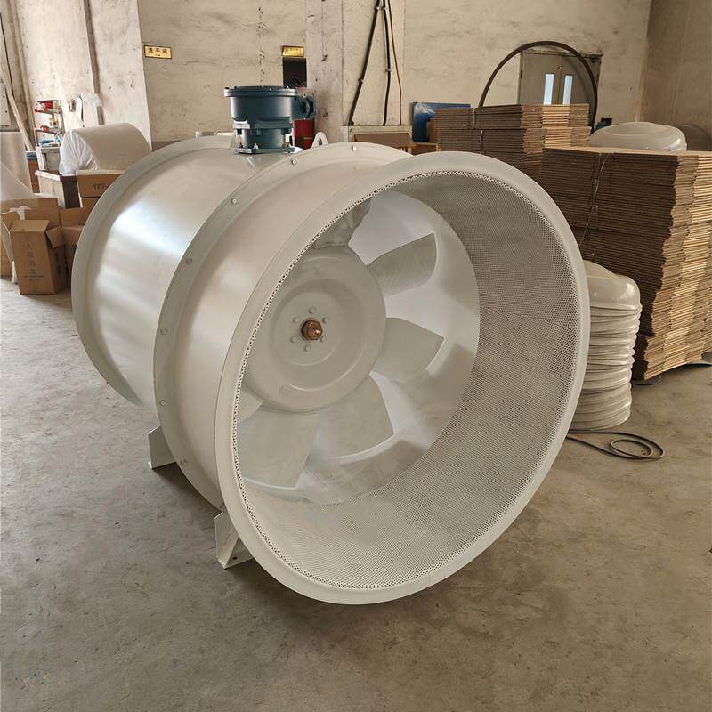 防爆混流风机 B型加压型混流风机 HL3-2A-8.5A 22KW 带消声段