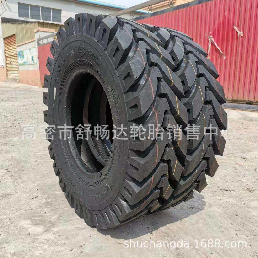 供应 挖沟机轮胎8.25-16 人字花纹 尼龙轮胎 挖掘机轮胎带内胎