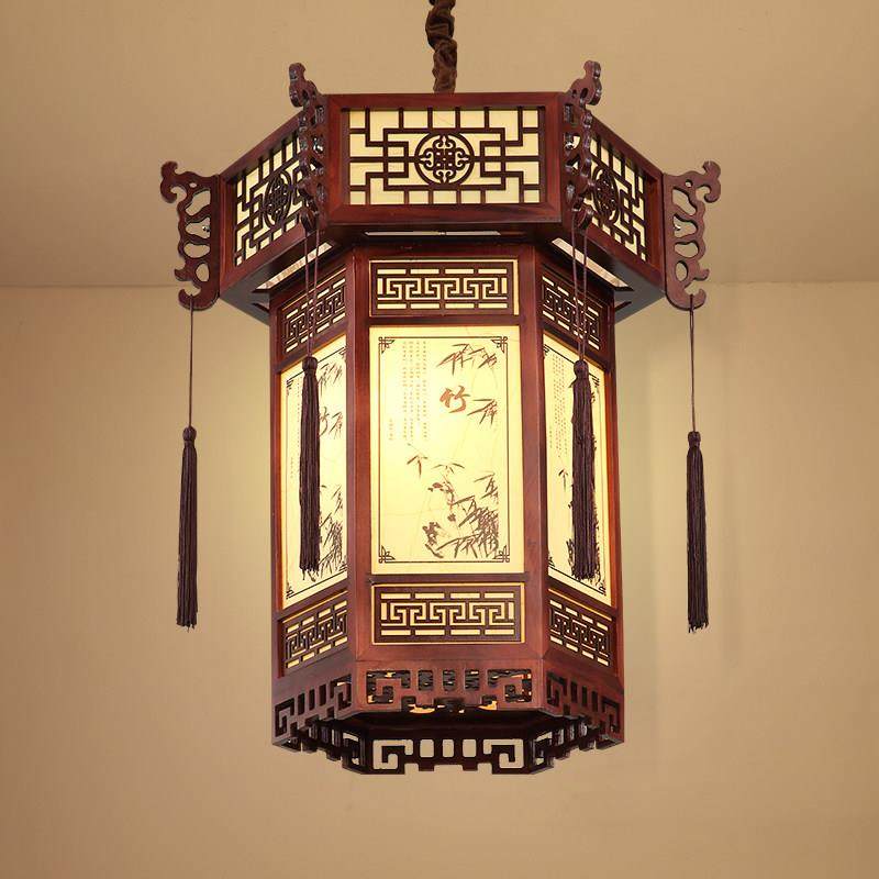 中式彷古实木六角宫灯寺庙祠堂中国风建筑走廊红灯笼吊灯门头亭子,家装灯饰光源,酒店/宴会厅/餐饮吊灯,淘宝优惠券,粉丝福利购,淘宝优惠卷