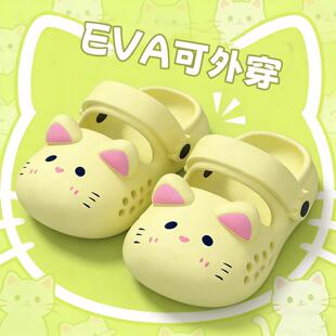 宝宝凉鞋女宝2026夏季新款儿童洞洞鞋女童防滑软底女孩沙滩凉拖鞋