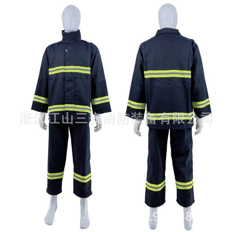 0消防2斗服273消防服全套型消战防站灭火防护服防火服消防器微材