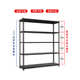 黑色款 落地置物架仓库仓储多层角钢货架轻型储物架展示架 简易安装