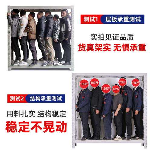 BDG储货架多层仓库重型落地展架加厚示家用仓流物铁架子储物托盘