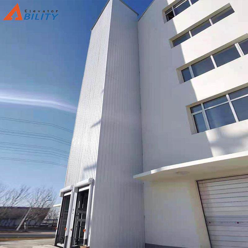 工厂室外液压升降货梯货物提升机减速式提升设备往复式提升机