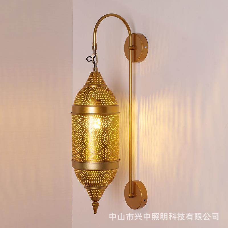 摩洛哥镂空异域复古雕花壁灯别墅西餐厅酒店民宿走廊过道装饰壁灯