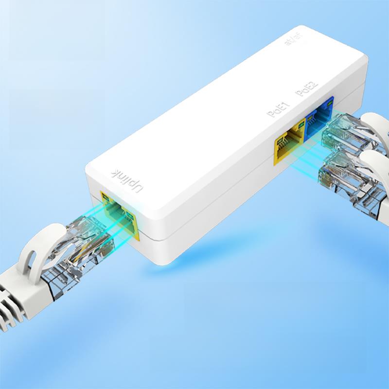 玉田级六宝Poe中继器1进2出无源Poe开关1分钟2摄像机防水69P31