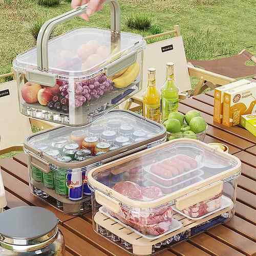 Food-grade portable fresh-keeping box, large capacity cooler