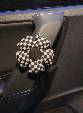 车门拉手套可爱汽车门把手保护套车用女性内装饰用品安全带护肩套