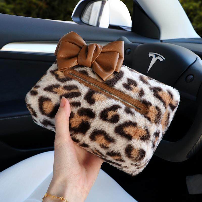 车载纸巾盒创意可爱豹纹蝴蝶结车上抽纸盒汽车内车用冬季纸抽盒女,汽车用品/电子/清洗/改装,车用纸巾盒/套,淘宝优惠券,粉丝福利购,淘宝优惠卷