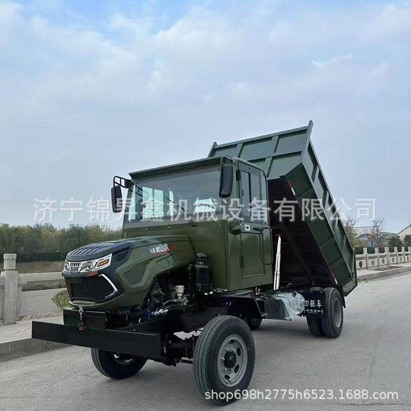 厂家供应四不像四驱农用车全封闭六轮翻斗自卸爬坡王全地形通用