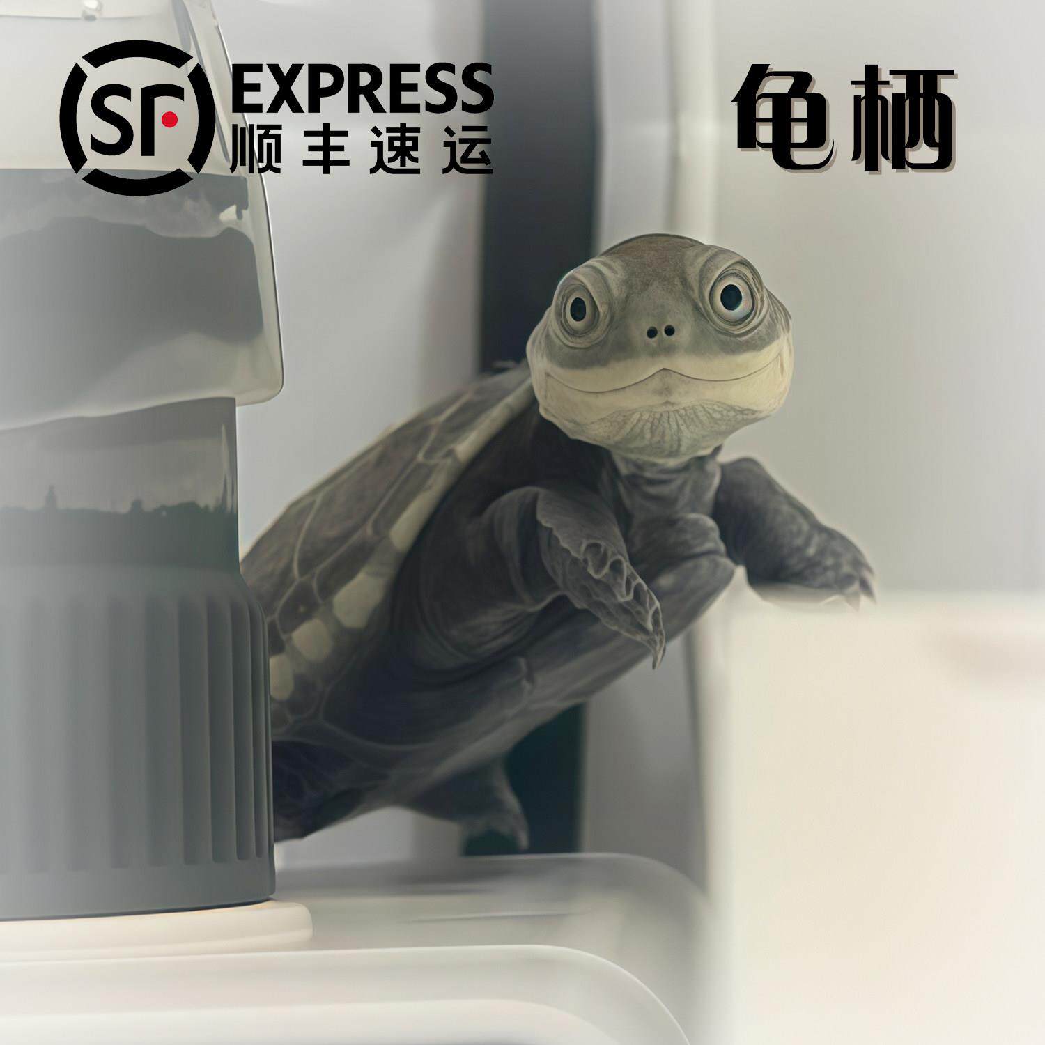 沼泽侧颈龟西非苗网红仰泳笑脸龟活体小乌龟宠物活物猪鼻热带观赏