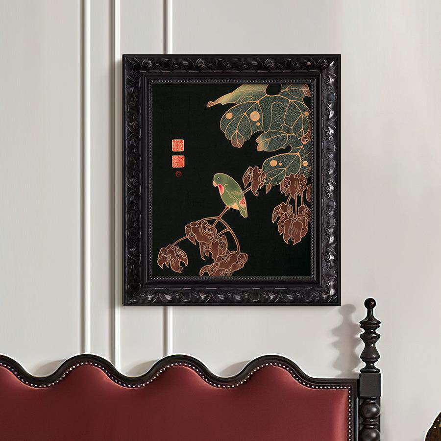 &middot;《古清安喜乐燕子厅》法C260式复中国风客装饰画新中式玄关卧室