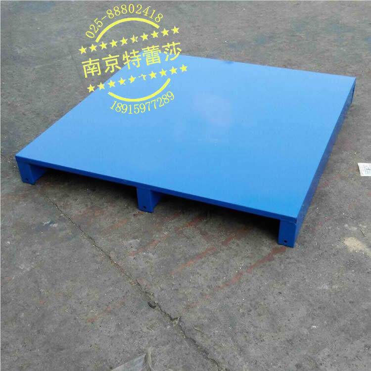 钢托盘盘波纹板钢托c型钢托盘平板托钢盘饲钢料化肥面粉ICK钢托盘