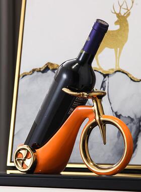 轻奢风陶红酒架摆件创意家间居酒柜电视柜瓷书房装饰品客厅11pw10