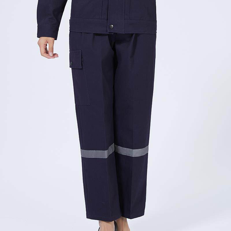 高档纯棉工反作装服男套防烫焊工劳保服上衣长袖煤矿下光条井工作