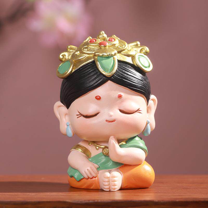 工厂卡通树脂桌面小摆件创意神仙公仔手工艺品工位装饰品现货