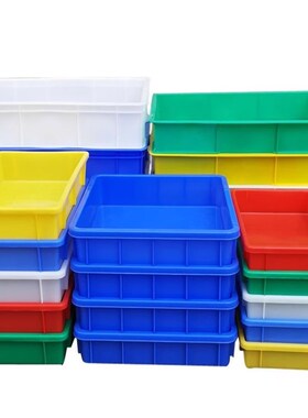 电子盘收纳箱塑料箱塑胶方盘周转框胶框食品箱物流周转箱加厚包邮
