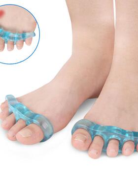 蓝色脚夹拇趾外翻分趾大脚骨重叠脚指校正脚趾五孔脚趾固定分离定