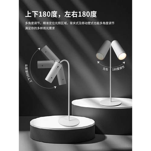 多功能磁头吸台灯生充36308电台灯大学宿舍床磁吸阅读灯学工作习