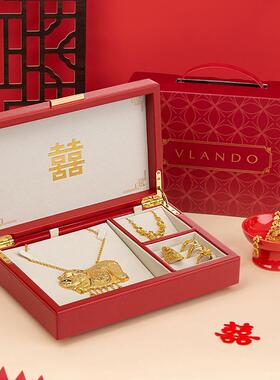 正品VLANDO/盒唯兰朵人首饰盒项链戒指五金收纳婚结婚礼物送新新