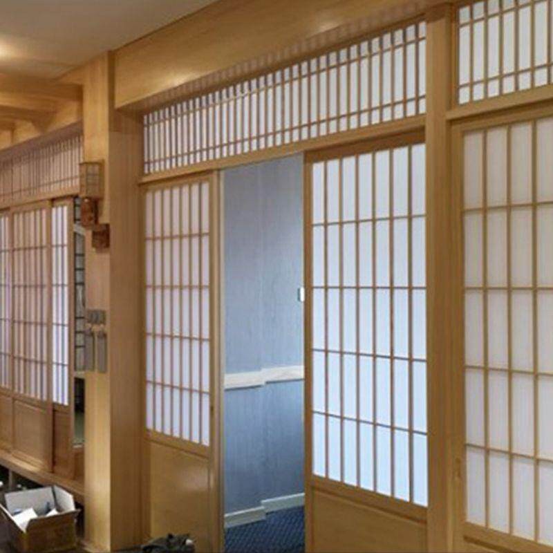 日本格纹门窗杜邦纸格纹屏风隔断日本食品店民宿茶室及房间推拉门