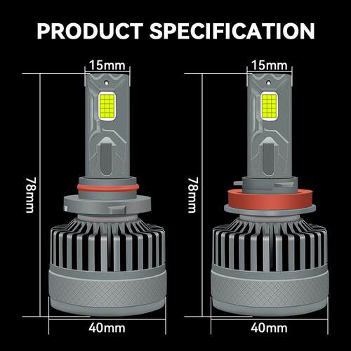 跨境热销汽车led大灯9005 9006 H1 H4 H7 H11大功率led车灯前照灯