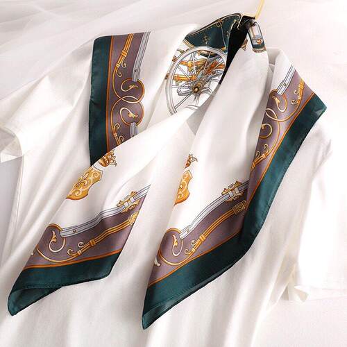 70*70cm Neckerchief Women Hair Scarf Small Shawl Wrap Headba