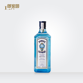 郎家园Bombay 孟买蓝宝石金酒杜松子酒鸡尾酒洋酒烈酒金汤力基酒