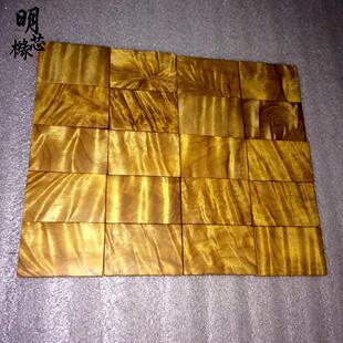 尺寸461文玩手把件车挂平安牌厂家 金丝楠木无事牌满水波枯木