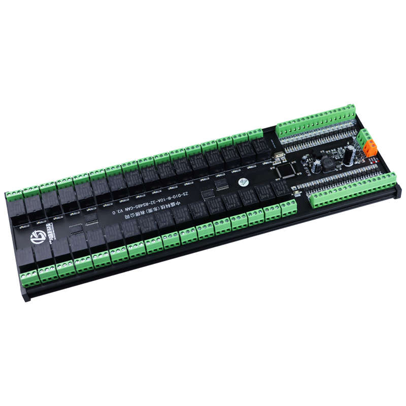 10A常开常闭继电器输出开关量输入IO扩展模块CAN通讯PLC扩展控制