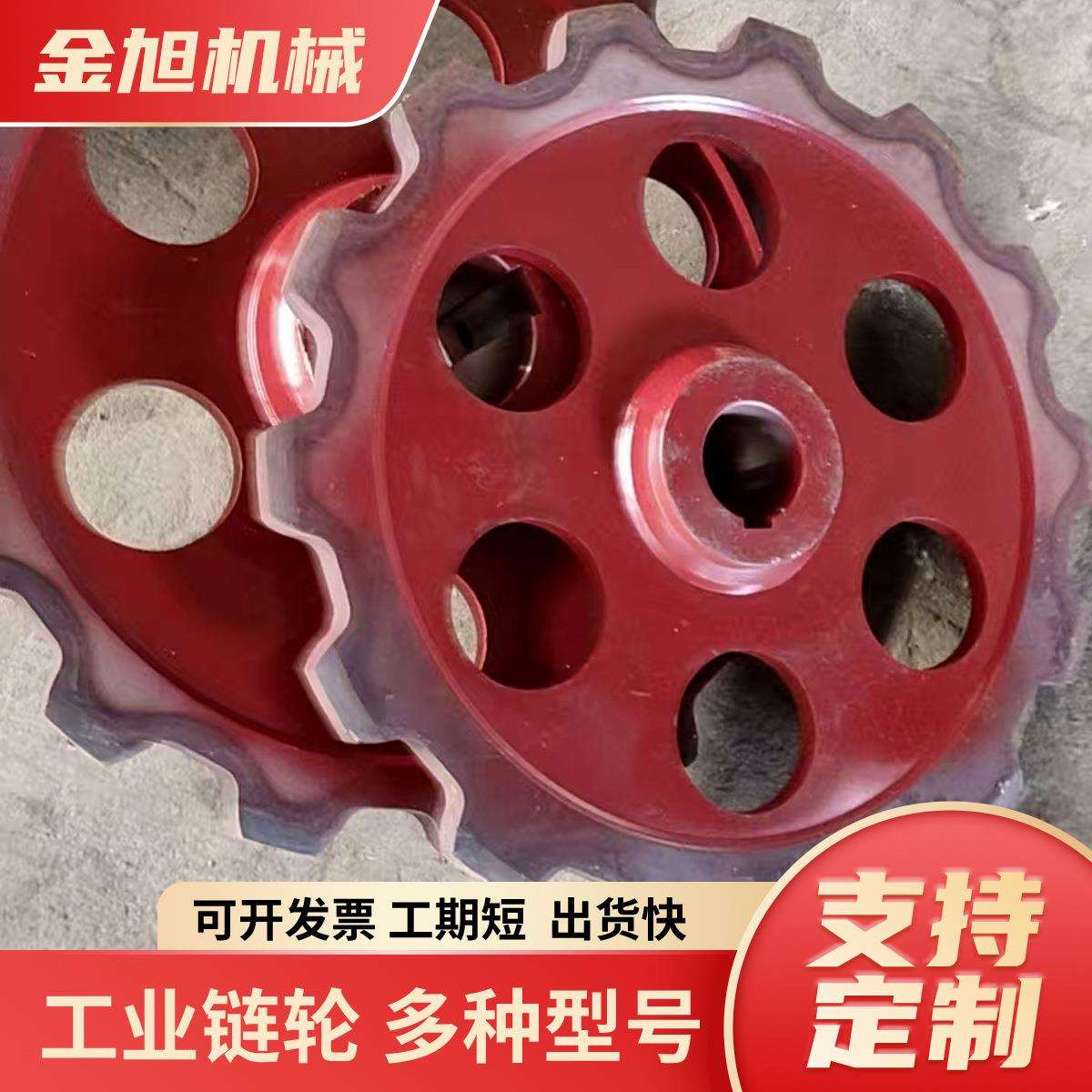 矿用刮板输送机链轮提升机刮粪机单排双排工业输送机械窝轮链轮