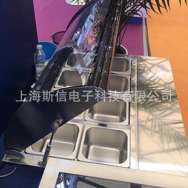 冰淋展示柜家用820雪淇冰糕激凌小型冰柜保冷冻台式冷柜迷鲜你商