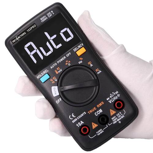 RM102PRO 数字万用表数显自动量程电流电压表自动测量傻瓜表