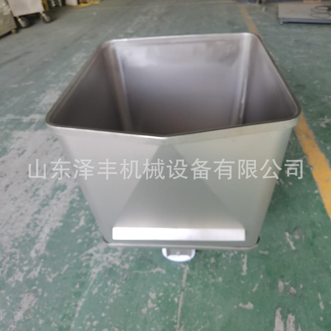 304材质200L分体式不锈钢肉料车不锈钢肉桶车上料车