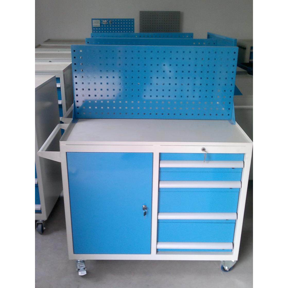 供应车间工具车单门四抽工具车重型工具车