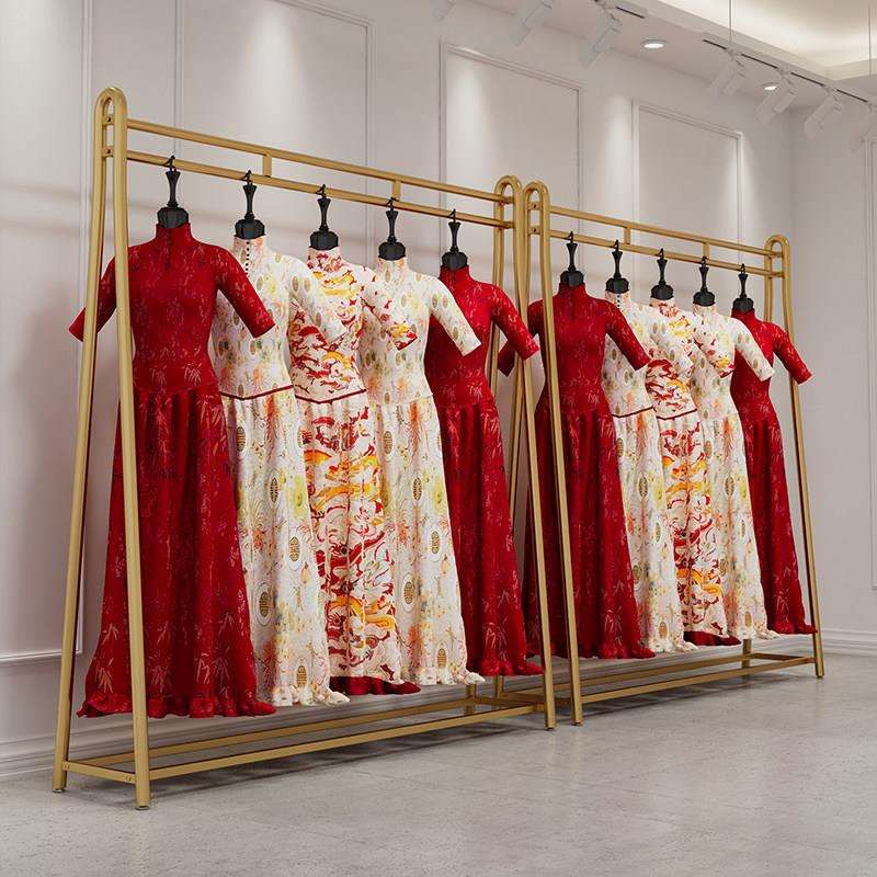 婚纱店高档落地展示架子礼服摄影模特秀禾服装工作室照相馆挂衣架