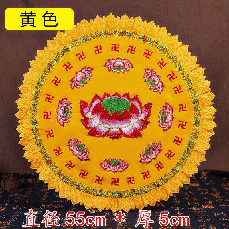 打坐垫拜财神拜佛家用跪拜套佛堂拜垫禅垫正修拜垫儿佛垫莲花垫