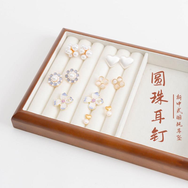 敦煌设计院国风复古优雅圆珠耳钉